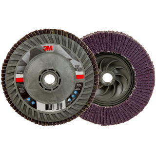 3M Flap Disc 769F, 29883, 40+, T27, 4-1/2 in x 7/8 in