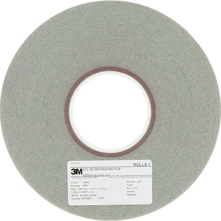 3M Microfinishing Film Roll 373L, 20 Mic 5MIL, 2.047 in x 450 ft x 5/8
in