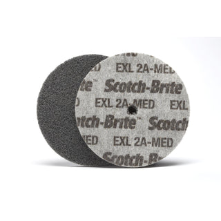 Scotch-Brite EXL Unitized Wheel, 6 in x 3/20 in x 1 in, 2A MED