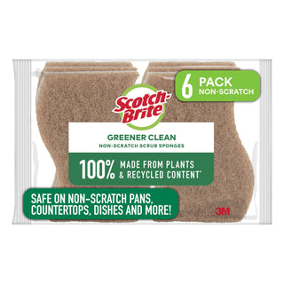 Scotch-Brite® Greener Clean Non-Scratch Scrub Sponge 97036