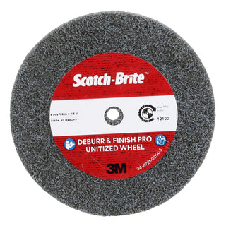 Scotch-Brite Deburr & Finish Pro Unitized Wheel, DP-UW, 4C Medium+