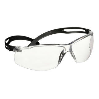 3M SecureFit 500 Series SF501AF-BLK, Black, Clear Anti-Fog/Anti-
Scratch Lens