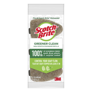 Scotch-Brite® Greener Clean Dishwand Refill 673-12, 3 ea/pk