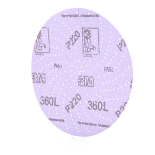 3M Xtract Film Disc 360L, 76723, P220 3MIL, 6 in, Die 600LG, 100/Pac