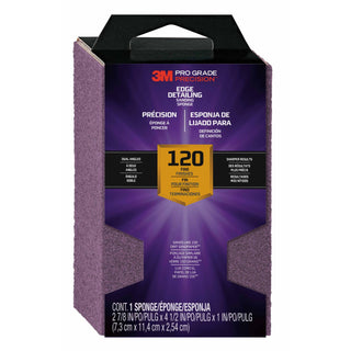 3M Pro Grade Precision Edge Detailing Dual Angle Sanding Sponge
24301TRI-F-DA