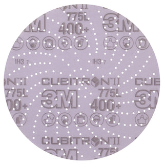 3M Xtract Cubitron II Film Disc 775L, 400+, 8 in, Die 800LG,
50/Carton