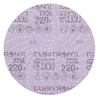 3M Xtract Cubitron II Film Disc 775L, 220+, 8 in, Die 800LG,
50/Carton