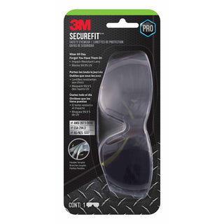 3M SecureFit 400 Safety Eyewear SF400G-LV-4-PS, Gray Anti-Fog, 1 Eyewear