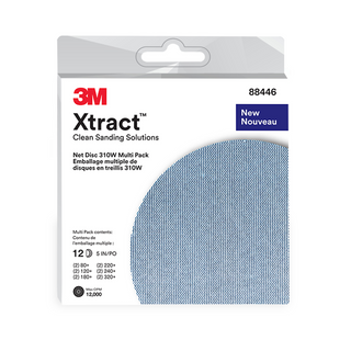 3M Xtract Net Disc 310W, Multi-Grade, 5 in x NH, Die 500X