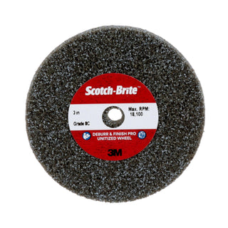 Scotch-Brite Deburr & Finish Pro Unitized Wheel, DP-UW, 8C Medium+