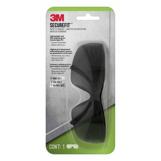 3M SecureFit 201 Eyewear SF201G1-DC, Gray, Gray Lens, Anti-Fog