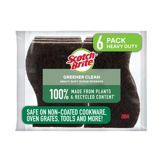 Scotch-Brite® Greener Clean Heavy Duty Scrub Sponge 87036