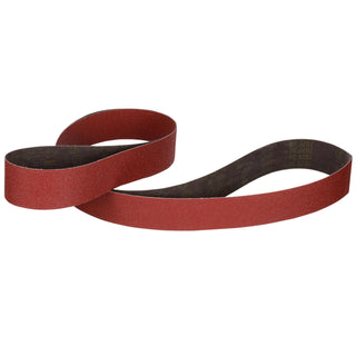 3M Cloth Belt 767F, 60+ YF-weight, 3 in x 132 in, Film-lok, Single-flex