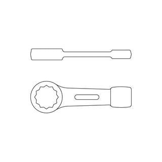 Gedore 6477210 Ring Slogging Spanner 120 mm