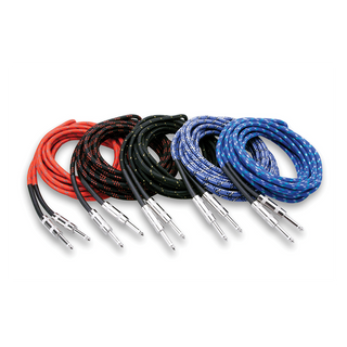 Hosa 3GT-PAK Cloth Guitar Cable, 10 Piece