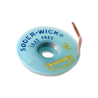 Chemtronics 40-4-5 Lead Free Wick, .110" 5ft Roll