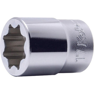 Ko-ken 4109M-19 Double Square 1/2"Sq. Drive Socket 19 mm L.40 mm