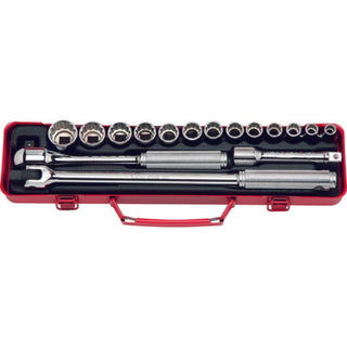 Ko-Ken 4230A Socket Set 12 Point 17 Pieces 1/2 Sq. Drive