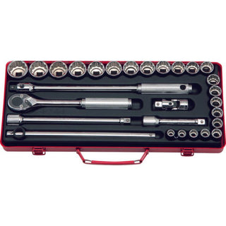 Ko-Ken 4241M 1/2 Sq. Dr. Socket set 12 point 28 pieces