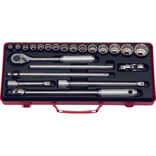 Ko-Ken 4244A 1/2 Sq. Dr. Socket set 12 point 22 pieces