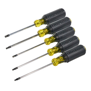 Klein Tools 19555 TORX® Cushion Grip Screwdriver Set, 5 Piece