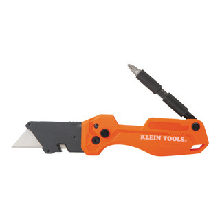 Klein Tools 44304 Folding Utility Knife With Driver