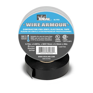 Ideal 46-88 Contractor Pro Electrical Vinyl Tape 66 Ft