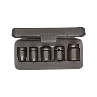 GEDORE 1646923 Car Impact Socket Set, 1/2", Hex 10 mm - 24 mm (Pack of 5)