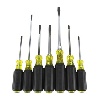 Klein Tools 85076 Cushion-Grip Screwdriver Set, 7 Piece