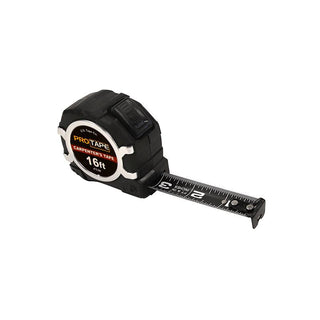 US Tape 51716 ProTape X Series 3/4" X 16' DS Nylon Coated Hi-Contrast Black Blade w/Push Button lock