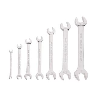 Klein Tools 68452 Open End Wrench Set, 7 Piece