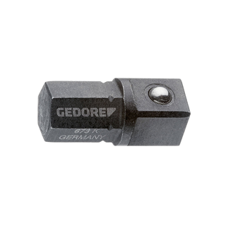 GEDORE 673 K Socket Holder Short Pattern 1/4" Hexagon - 1/4" Square