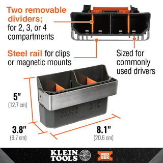 Klein Tools 54814MB MODbox Tool Carrier Rail Attachment