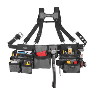 Bucket Boss 55135 Mullet Buster Tool Belt with Suspenders.
