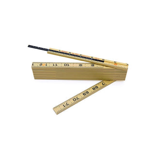 US Tape 55140 Rhino Fiberglass Folding Ruler 5/8" x 6' Carpenters Outside Reading; 16ths Front And Back