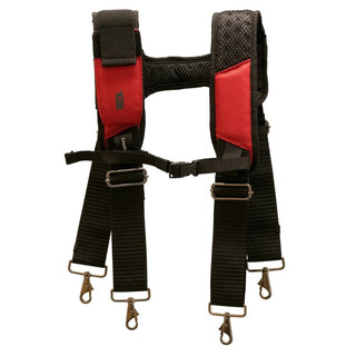 Bucket Boss 55185-RD Red Framer's Tool Belt with Suspenders.
