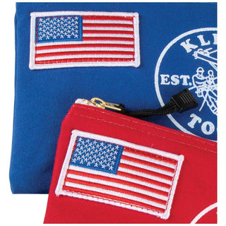 Klein Tools 55777RWB American Legacy Zipper Bags, Canvas Tool Pouches, 2-Pack