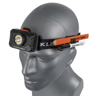 Klein 56414 Rechargeable 2-Color LED Headlamp with Adjustable Strap