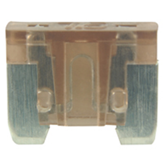 NTE Electronics 74-LPM-7.5A-C FUSE AUTOMOTIVE 7.5A LOW PROFILE MINI, BROWN 5/PKG