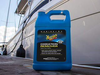 Meguiar's M4901 Marine/RV Heavy Duty Oxidation Remover, 1 Gallon, Liquid