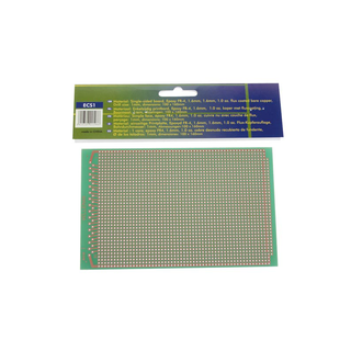 Velleman ECS1 EUROCARD 1-HOLE ISLAND - 100x160mm - FR4