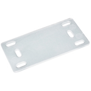 NTE Electronics 04-IDP19 IDENTIFICATION PLATE NATURAL NYLON 1.57"x.787" 100/BAG