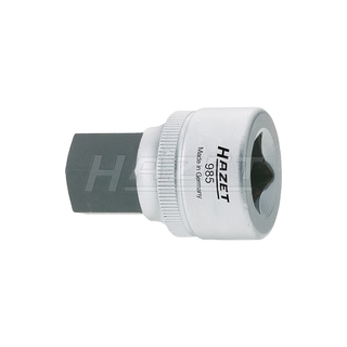 Hazet 985-19 Size 19 Hexagon 1/2 Square Screwdriver Socket