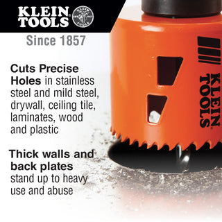 Klein Tools 31940 Bi-Metal Hole Saw 2-1/2-Inch