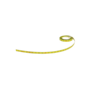 US Tape 59600 Adhesive-backed Bench Tape 1/4" x 6'; L-R; 8ths top, 16ths Bottom; Yellow Blade