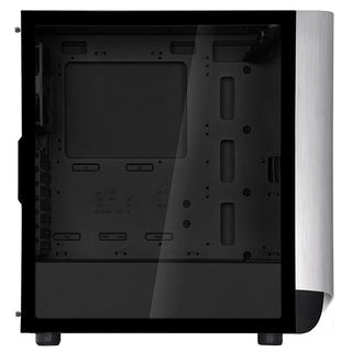 SilverStone SEA1SB-G ATX mid-tower case with aluminum bezel and steel chassis