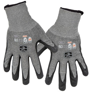 Klein Tools 60197 Work Gloves, Cut Level 2, Touchscreen, X-Large, 2-Pair