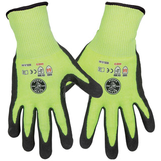 Klein Tools 60198 Work Gloves, Cut Level 4, Touchscreen, X-Large, 2-Pair