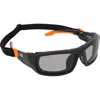 Klein Tools 60471 Professional Full-Frame Gasket Safety Glasses, Gray Lens