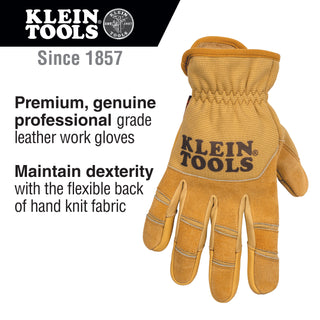 Klein Tools Leather All Purpose Gloves